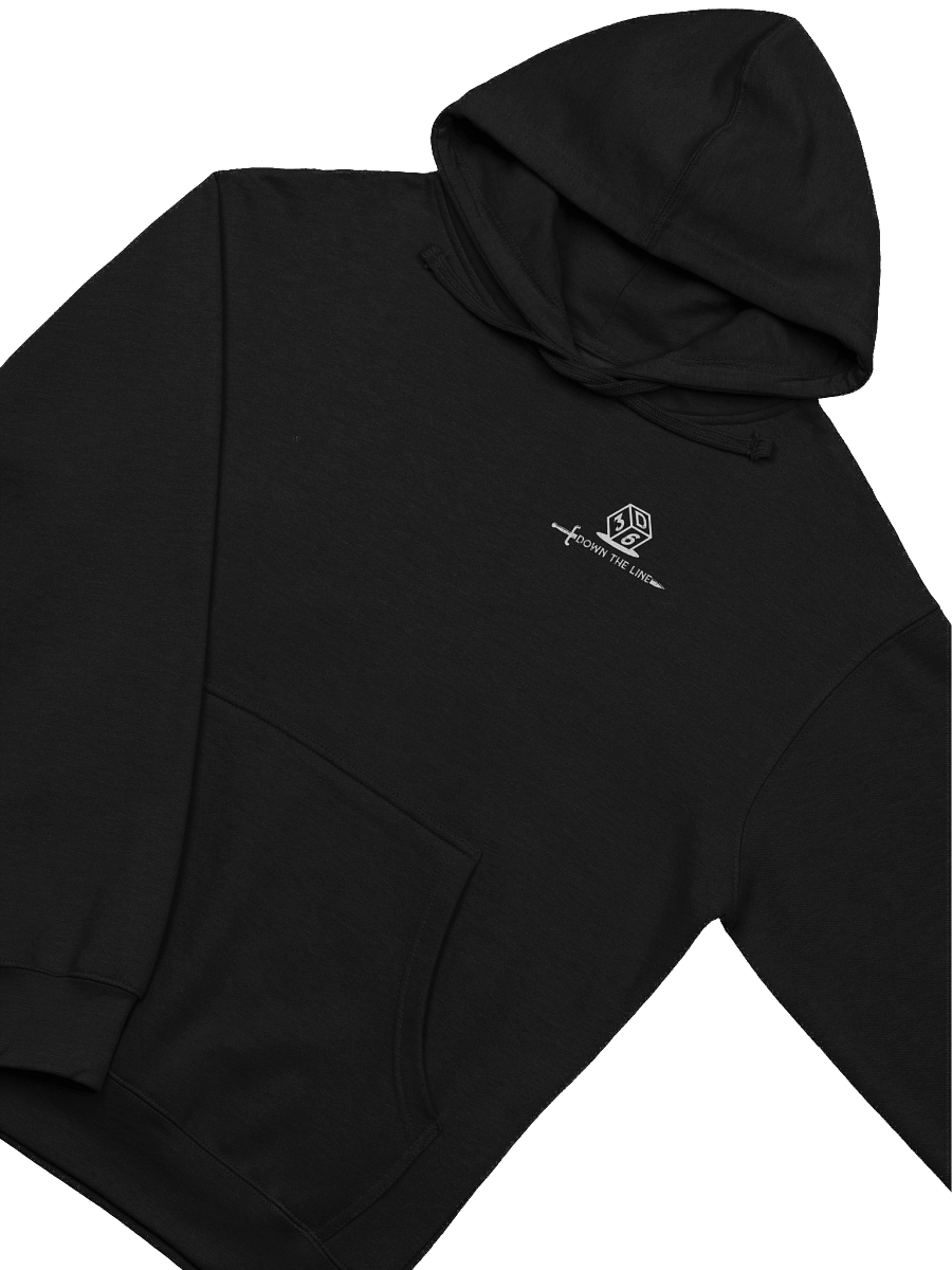 3d6 DTL Horizontal Logo on Dark Pullover Hoodie product image (9)