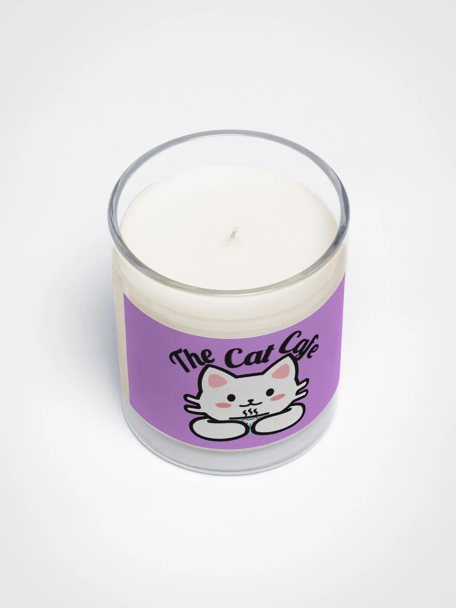 The Cat Cafe Logo Soy Wax Candle product image (3)