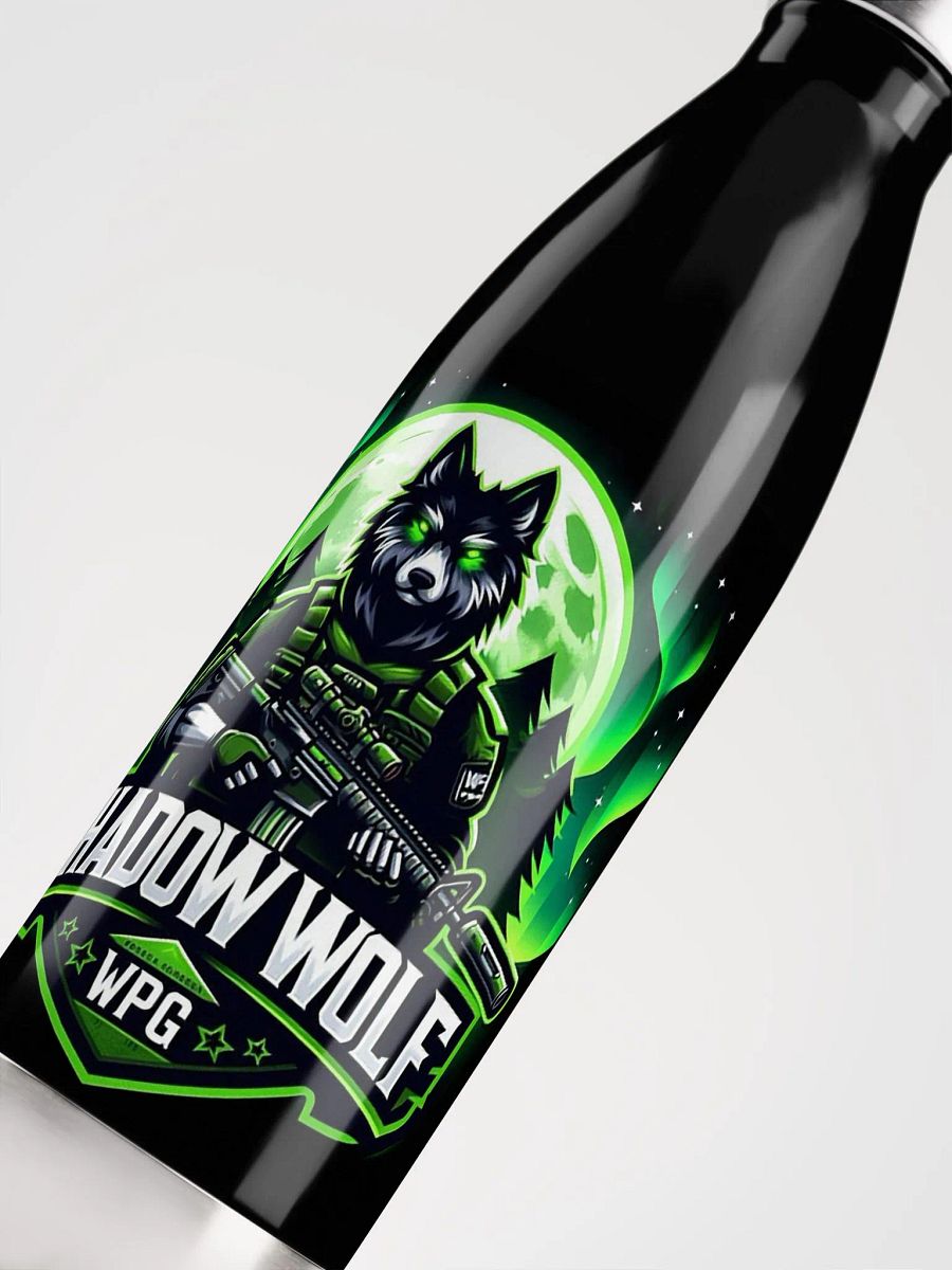 Shadow Wolf Stainless Steel Water Bottle product image (5)