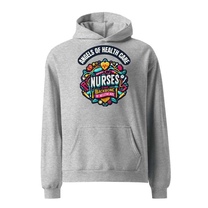 Nurse Tribute Emblem Oversized Hoodie product image (2)