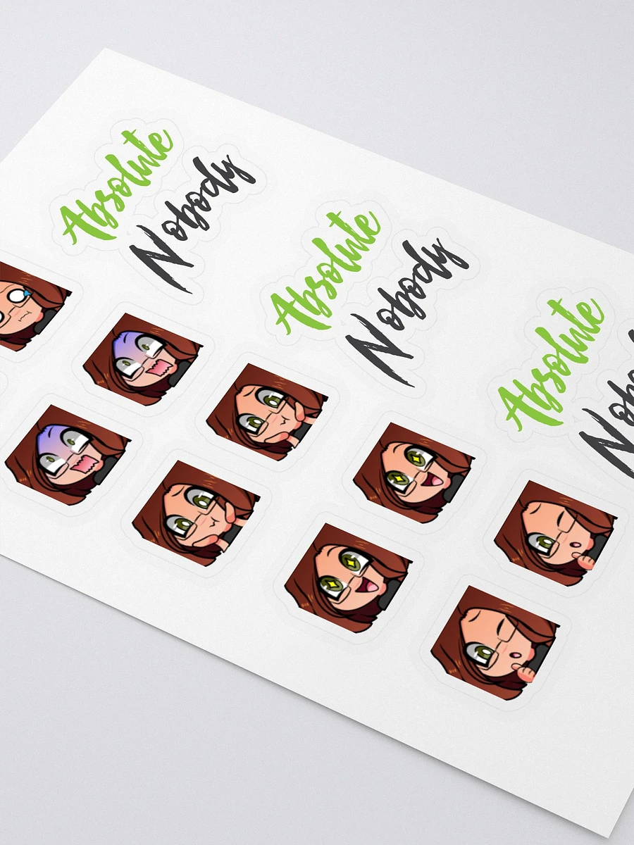 Faces of Nobody Sticker Sheet product image (2)