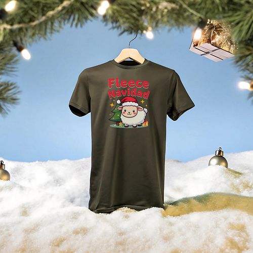 🎄🐑 Fleece Navidad, y’all! 🎅✨

Bring the holiday cheer with our “Fleece Navidad” Cartoon Sheep T-Shirt – the perfect blend of ...