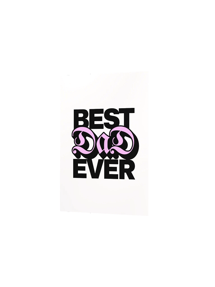 Dad's Ornate Pink Poster product image (9)