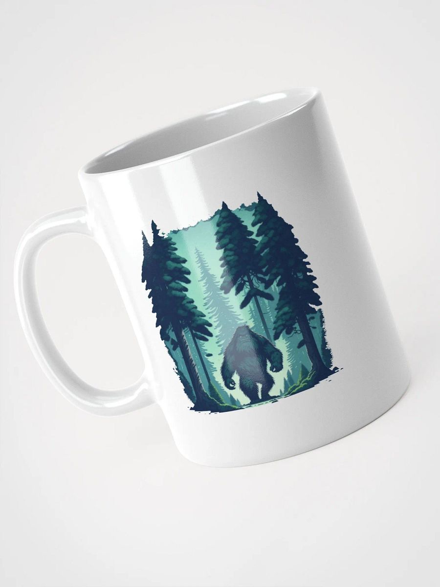 Sasquatch in the midst of a pine forest Mug product image (3)