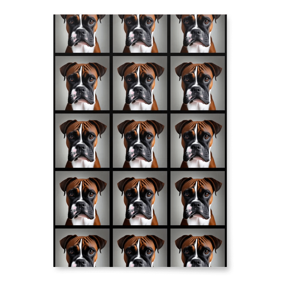Boxer Dog Gift Wrapping Paper product image (2)