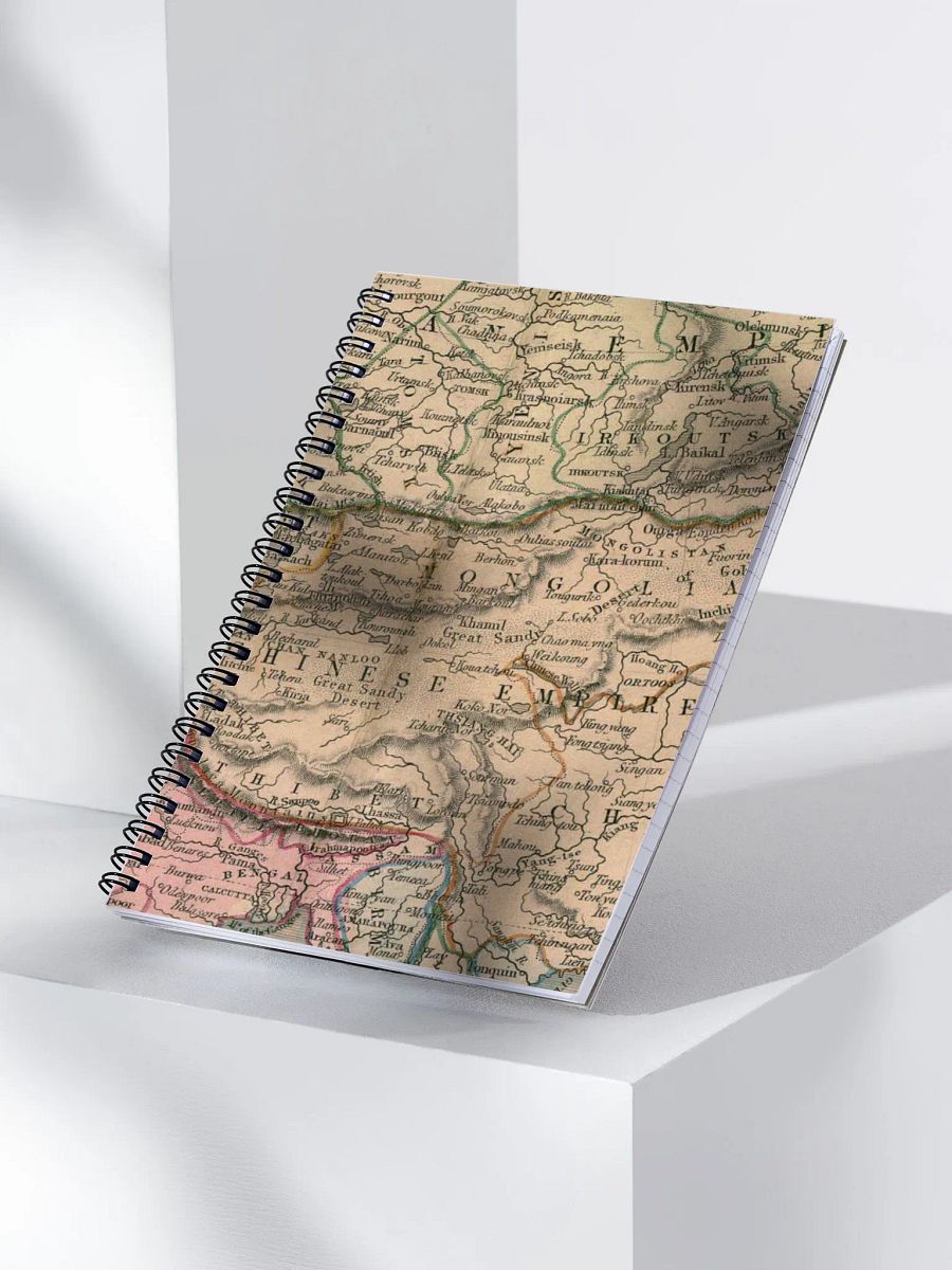 Vintage Old World Map Notebook product image (3)