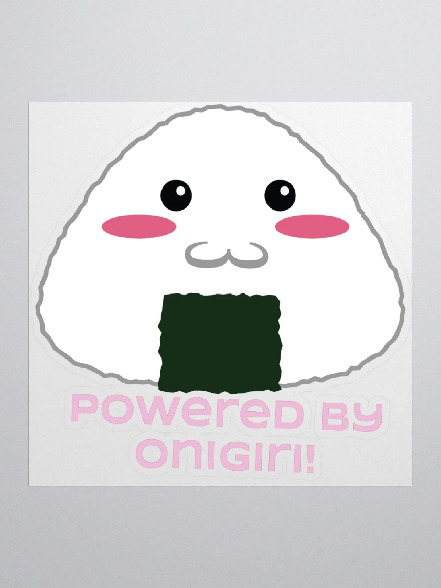 Powered by Onigiri! sticker product image (1)