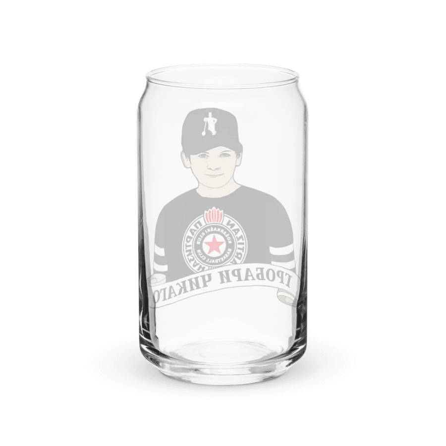 Grobari Čikago KK Partizan Can-Shaped Glass product image (8)