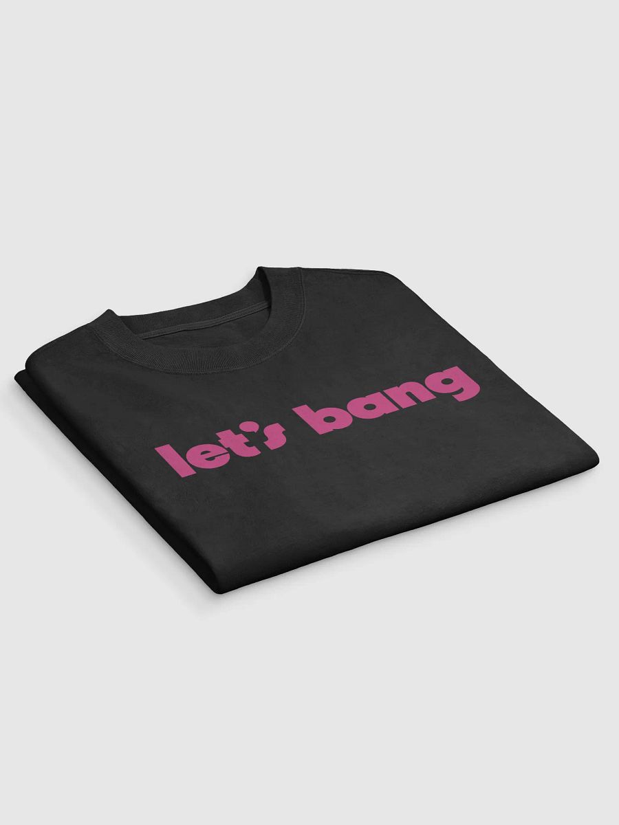 let's bang. black/pink, oversized tee product image (4)