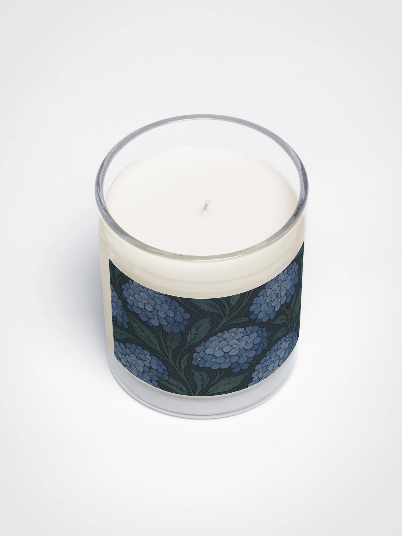Hydrangea Soy Candle With Botanical Floral Design product image (3)