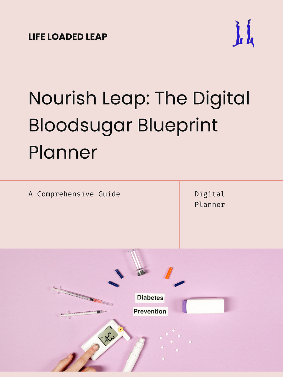 Nourish Leap The Digital Blood Sugar Blueprint Planner product image (1)