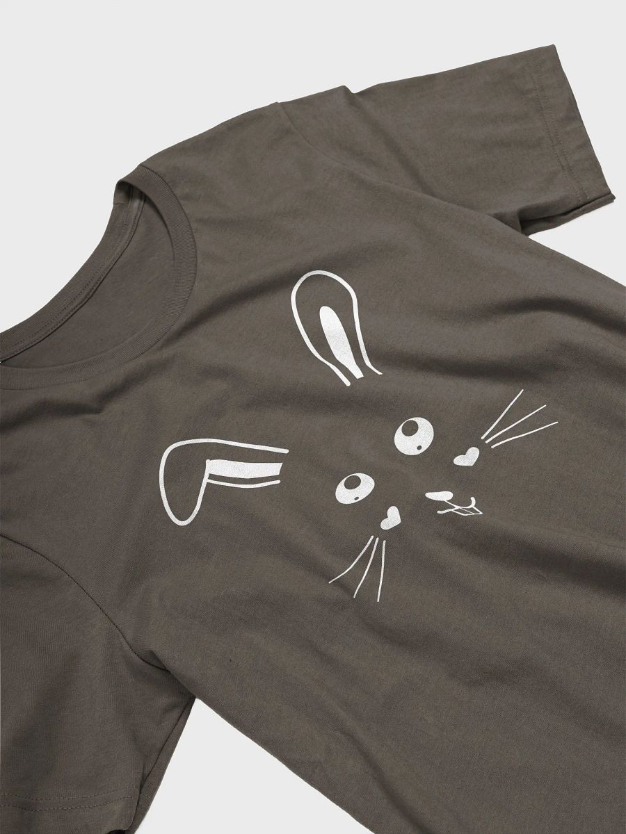 Cute Bunny Face Design Unisex T-Shirt, Bella+Canvas Supersoft T-Shirt, Spring Apparel, Easter Gift, Animal Lover Tee, Cute Graphic Shirt product image (6)