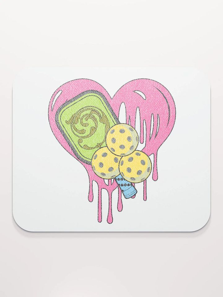 Heart Pickleball Ornate Oasis Mouse Pad product image (2)