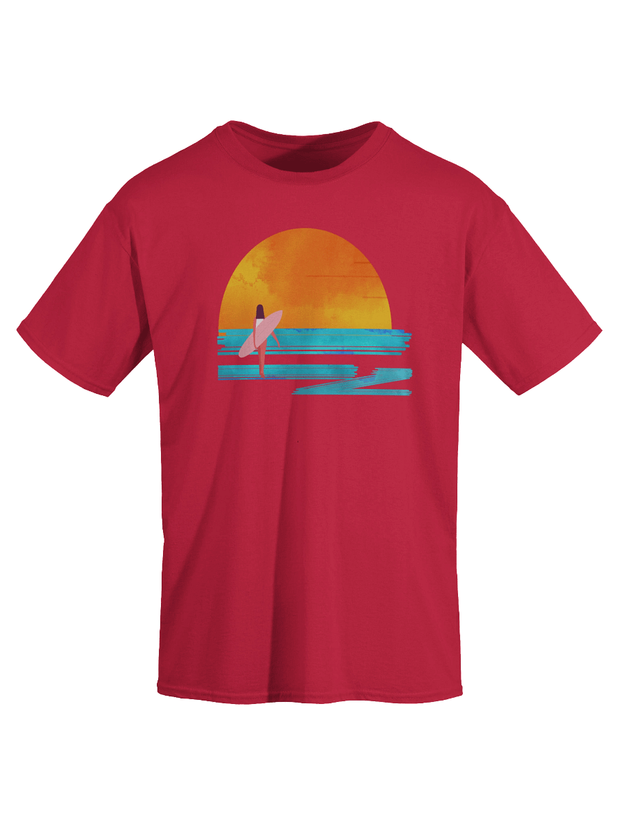 Surf Girl Sunset Tee | Retro Ocean Vibes & Vintage Summer Style product image (19)