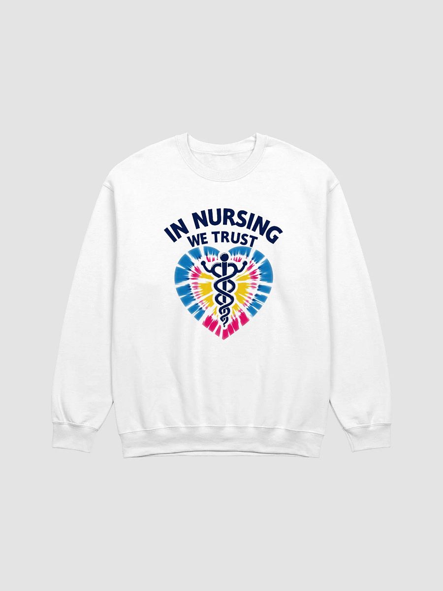 Trust in Nursing Tie-Dye Crewneck Sweatshirt product image (1)