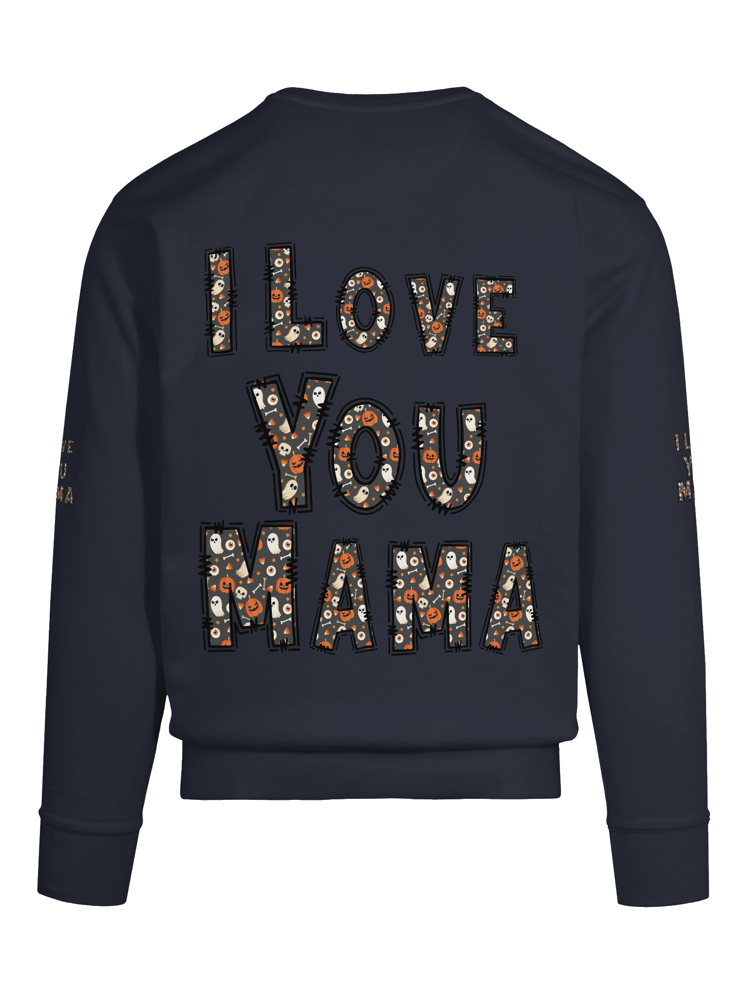 I Love You Mama Halloween Alphabet Sweatshirt product image (113)
