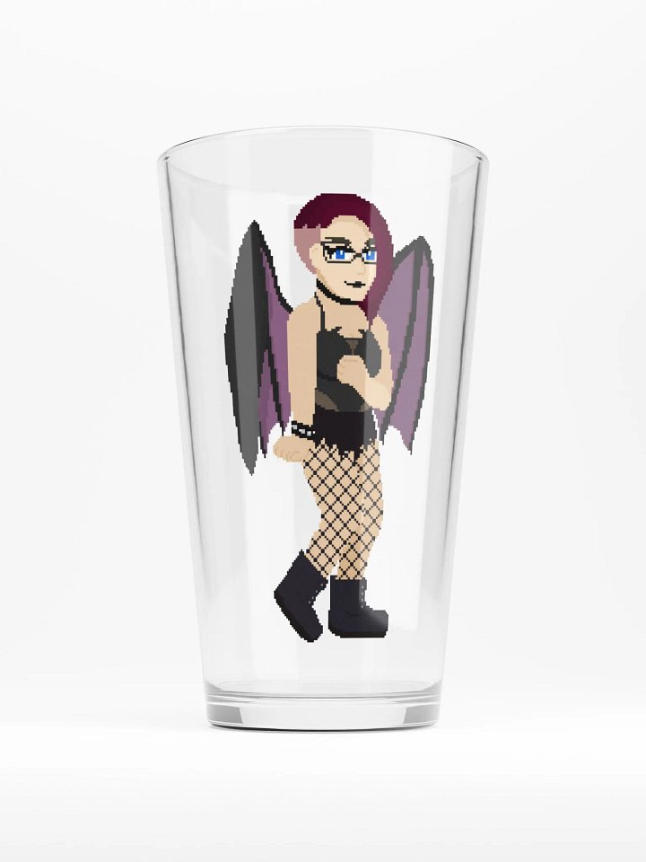 Harbingerofbeth Avatar Pint Glass designed by Cassafrassarole product image (1)