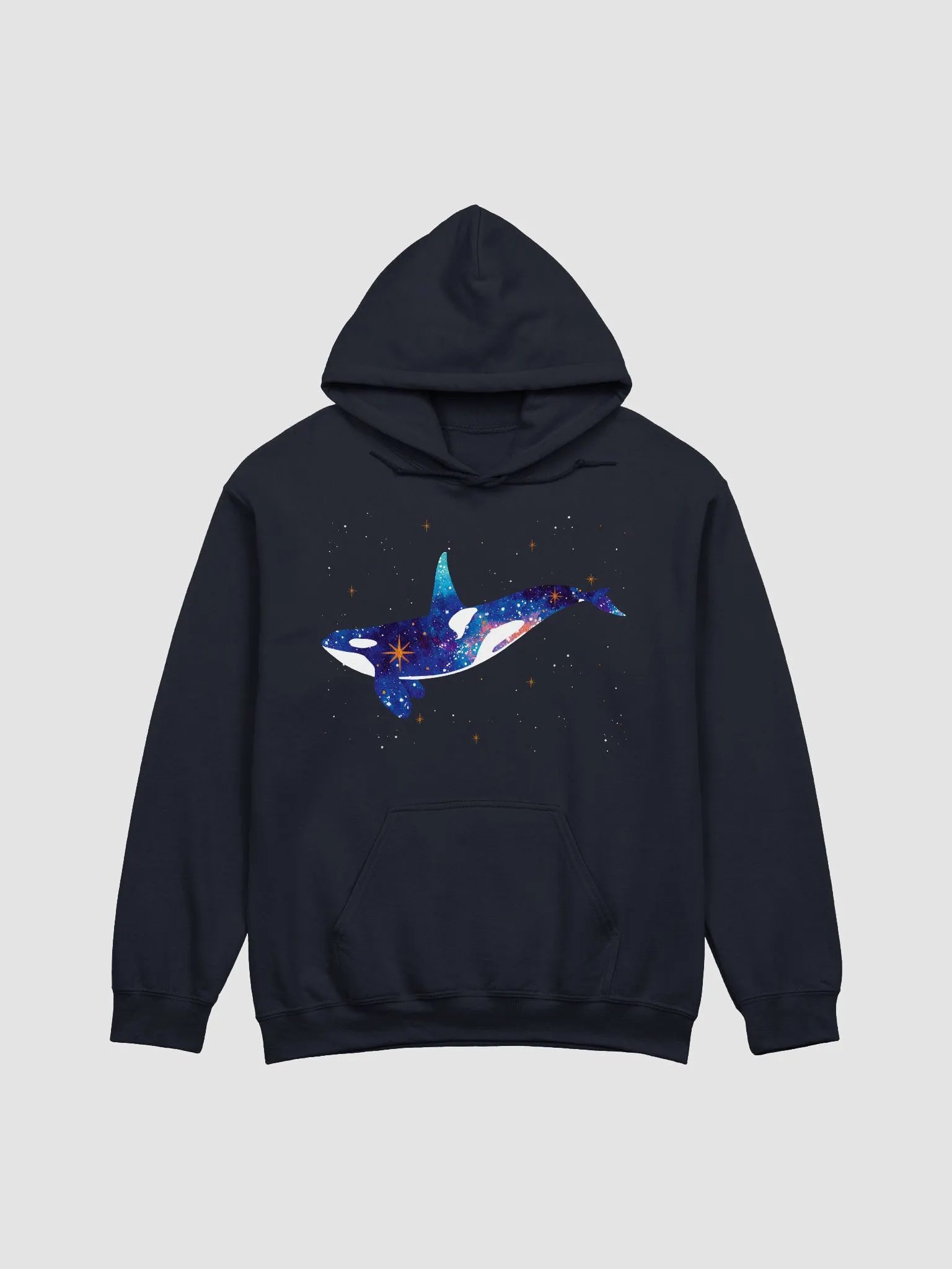Galaxy Orca - Gildan Hoodie Printful product image (1)