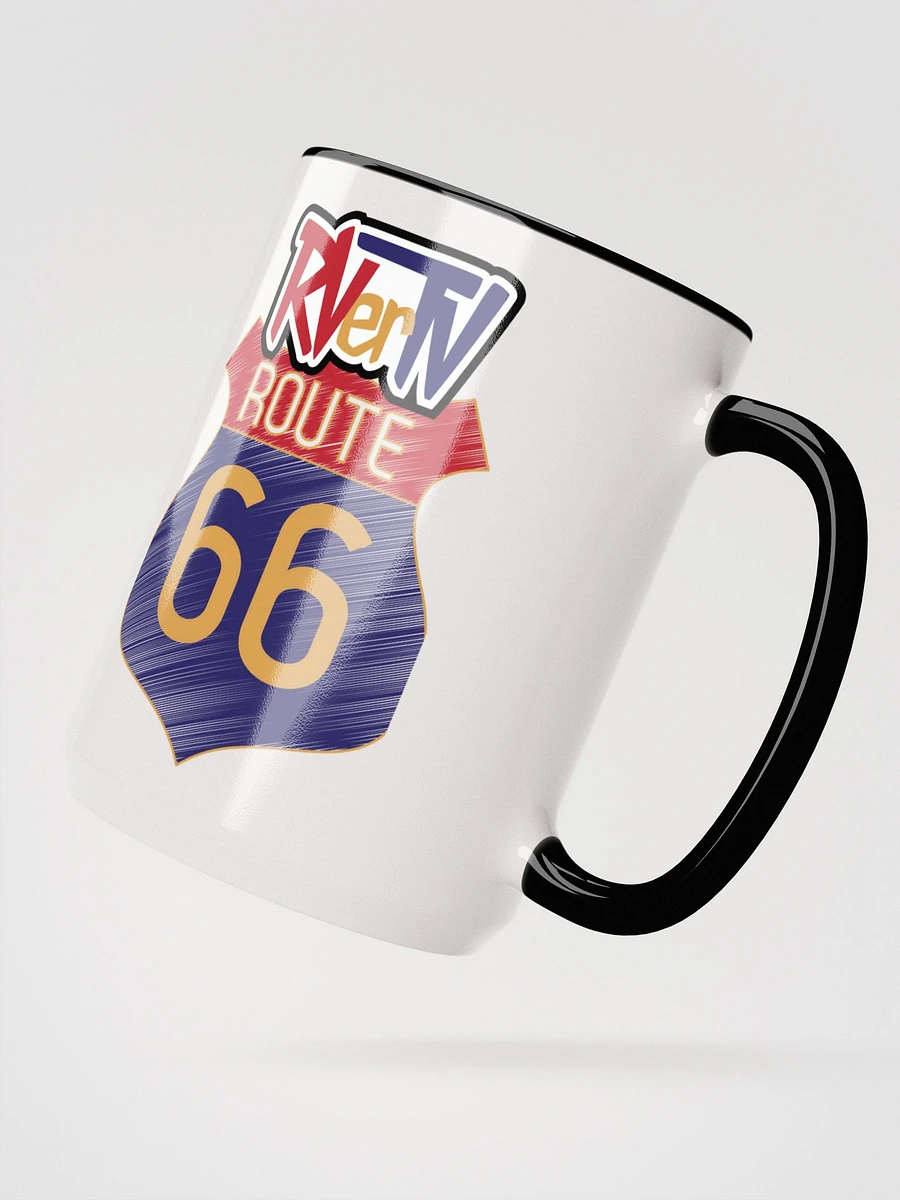 Route 66 Sign With RVerTV- Ceramic Coffee Mug product image (4)