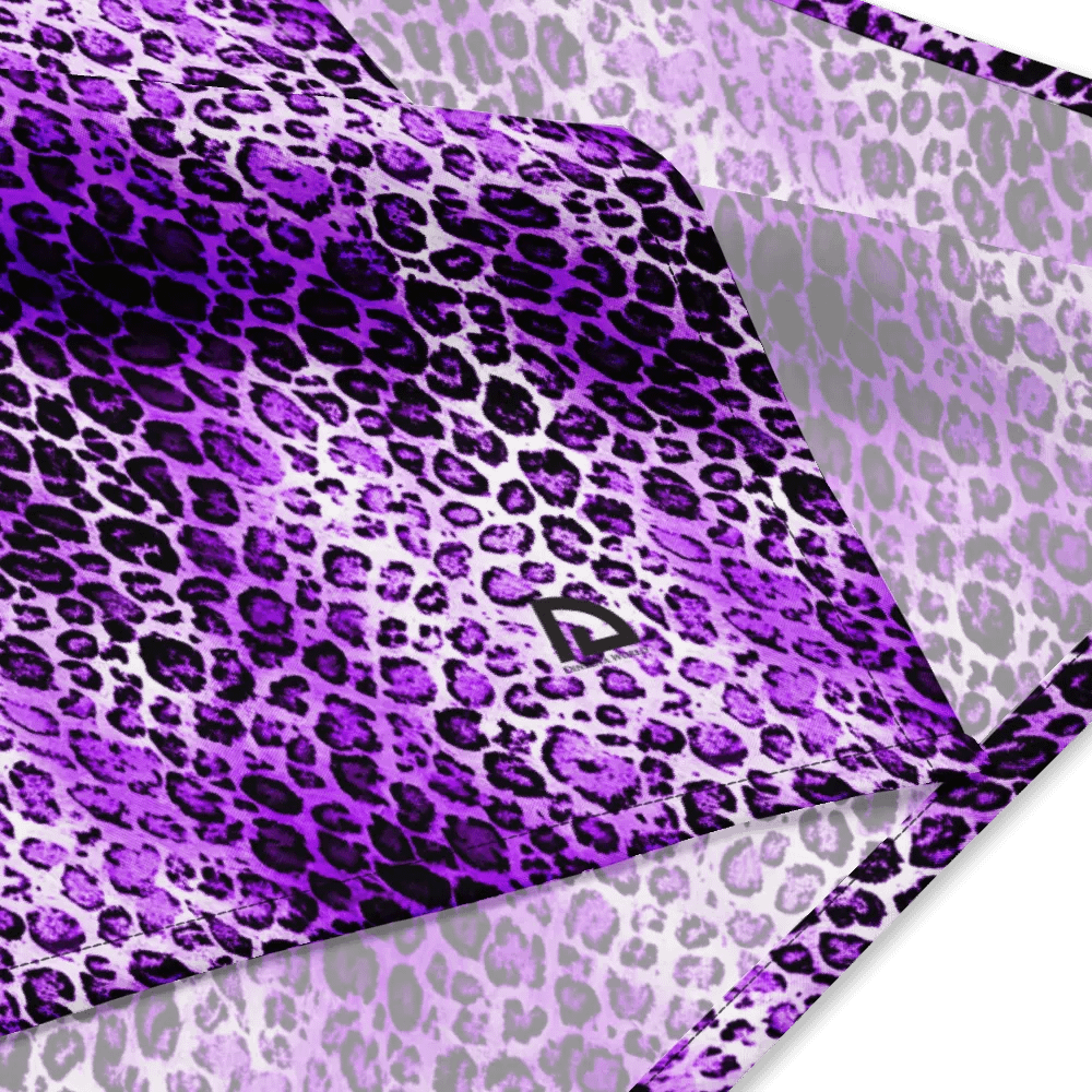 Purple Leopard Pattern Bandana product image (4)
