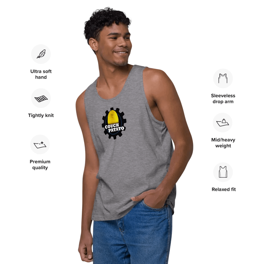 Potato Fitness Mens Tank Top product image (114)
