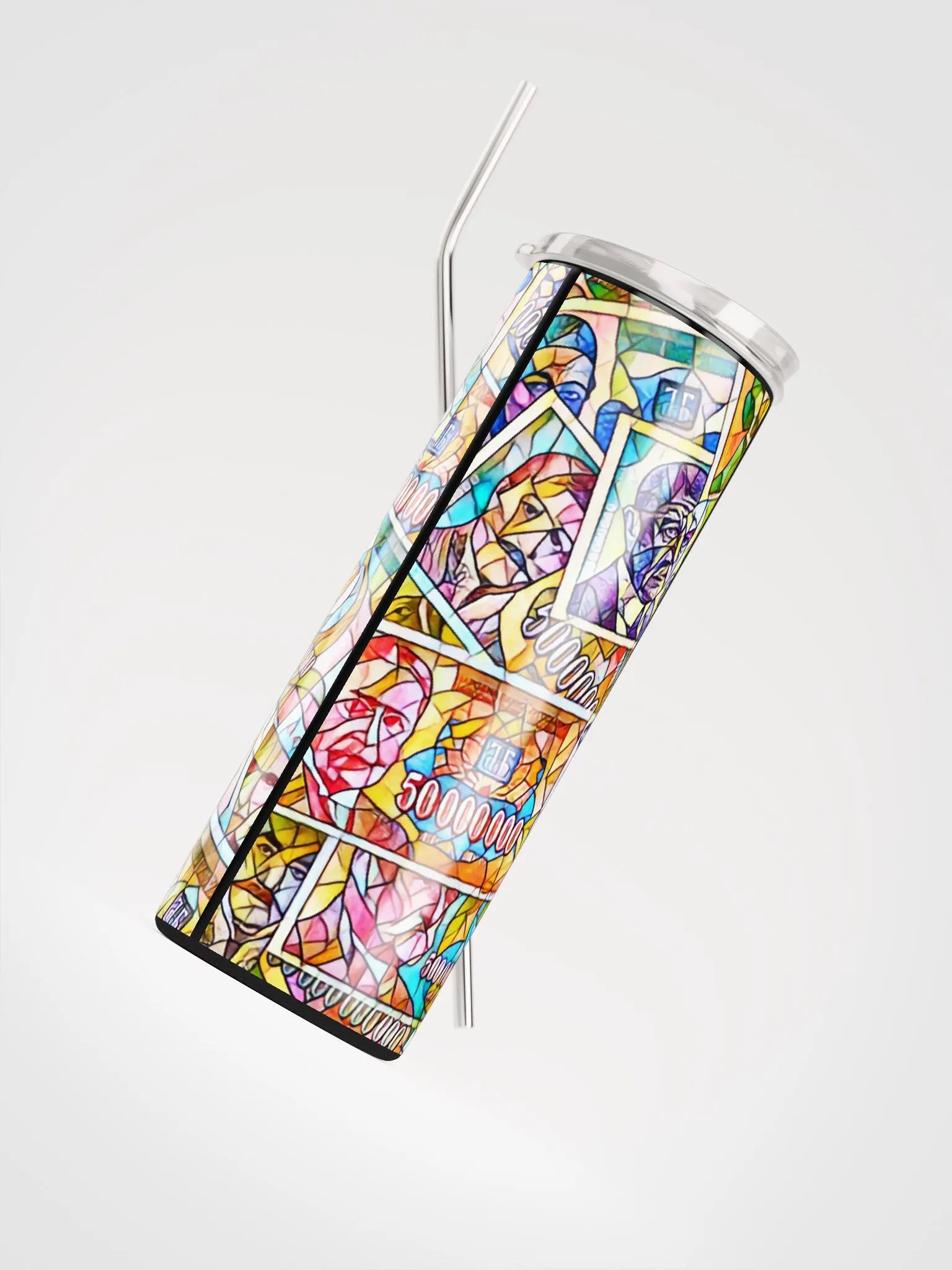 Jugoslovenski inflatorni dinar 1993 (Kolaž/mozaik) Stainless Steel Tumbler product image (4)