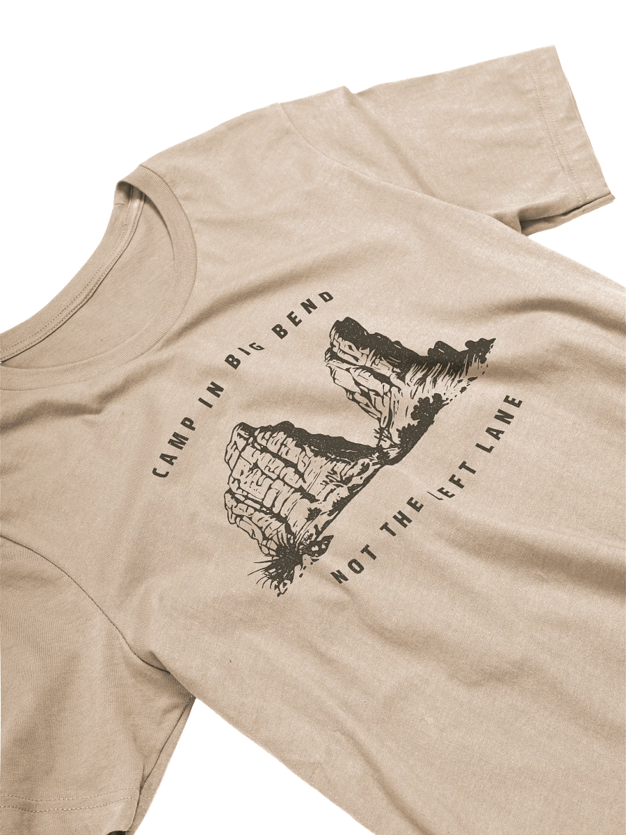Camp in Big Bend (not in the left lane) Unisex Bella Canvas Tee product image (33)