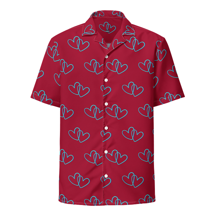 Red Heart Button-Up Shirt product image (1)