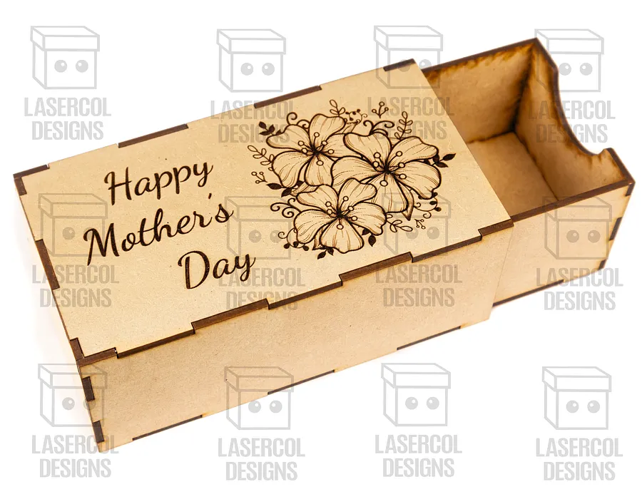Mother's Day Gift Boxes (2 Sizes, 4 Styles) - Laser Cut Files product image (10)