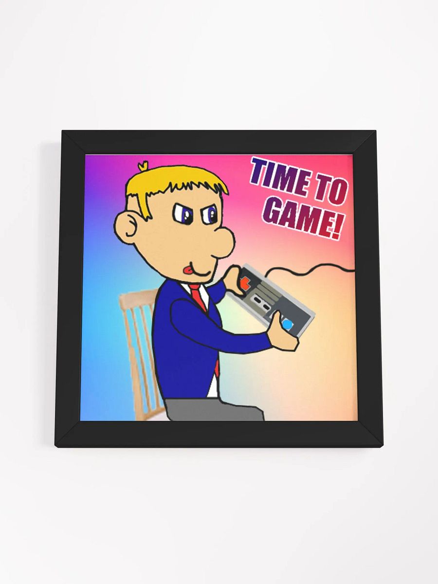 Square 'Time To Game' Framed Poster product image (50)