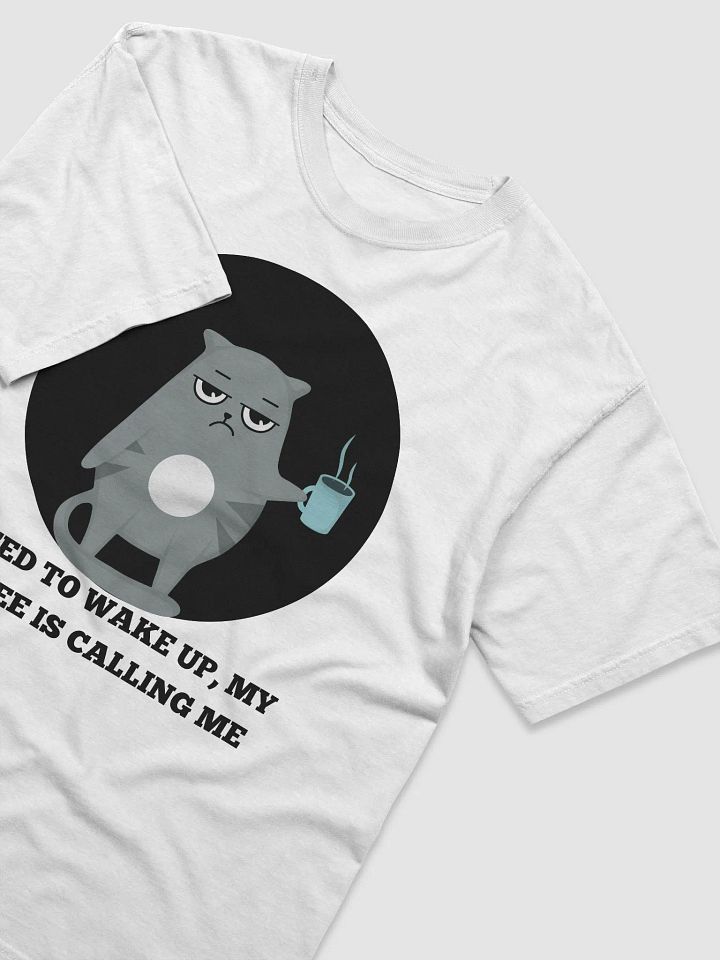 COFFEE IS CALLING ME T-SHIRT (BLACK) product image (2)