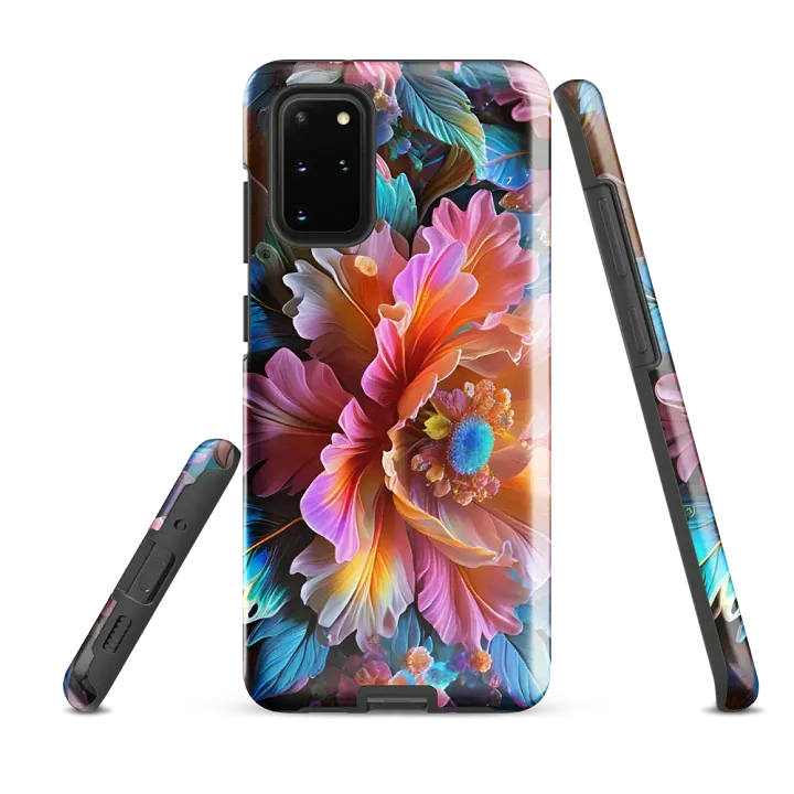 Tough Phone Case for Samsung® - Iridescent Flowers product image (2)