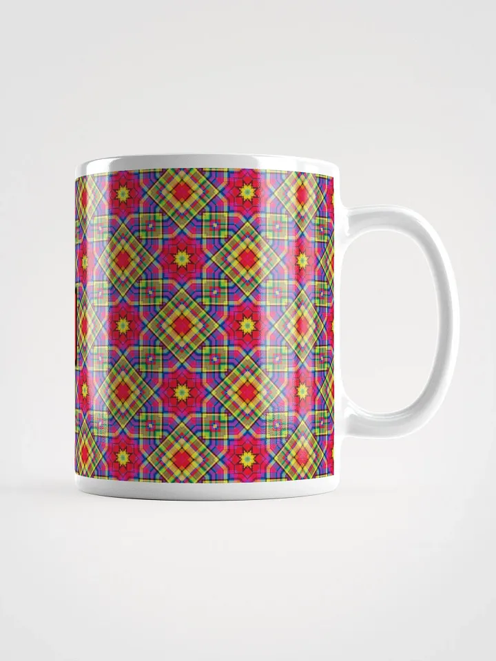 8T Sips Mosaic White Glossy Mug product image (1)