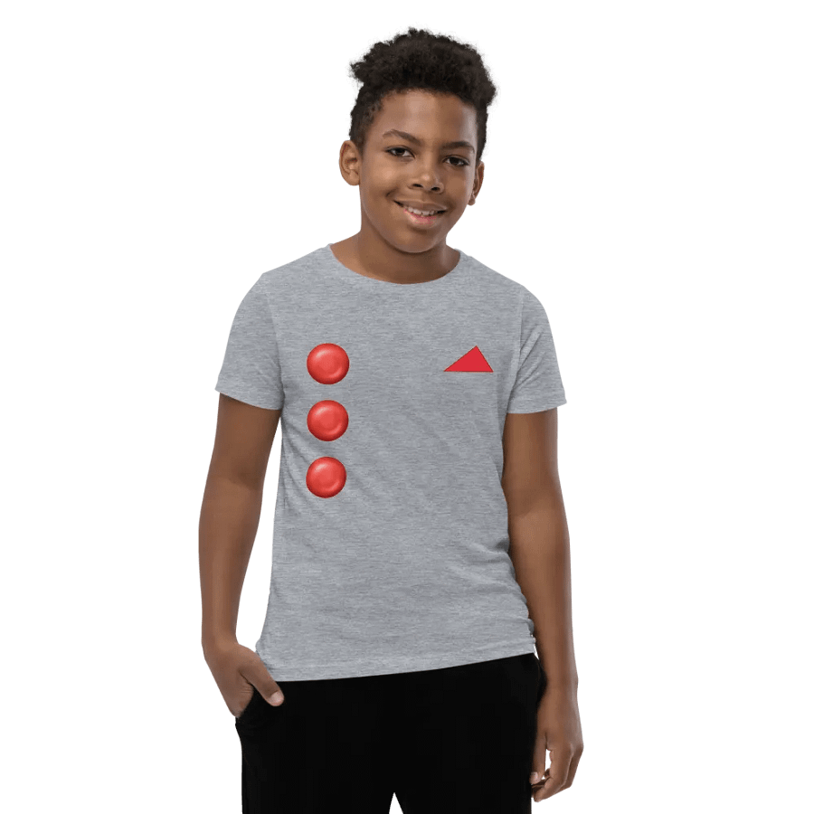 Red Button and Hankie Youth T-Shirt product image (121)