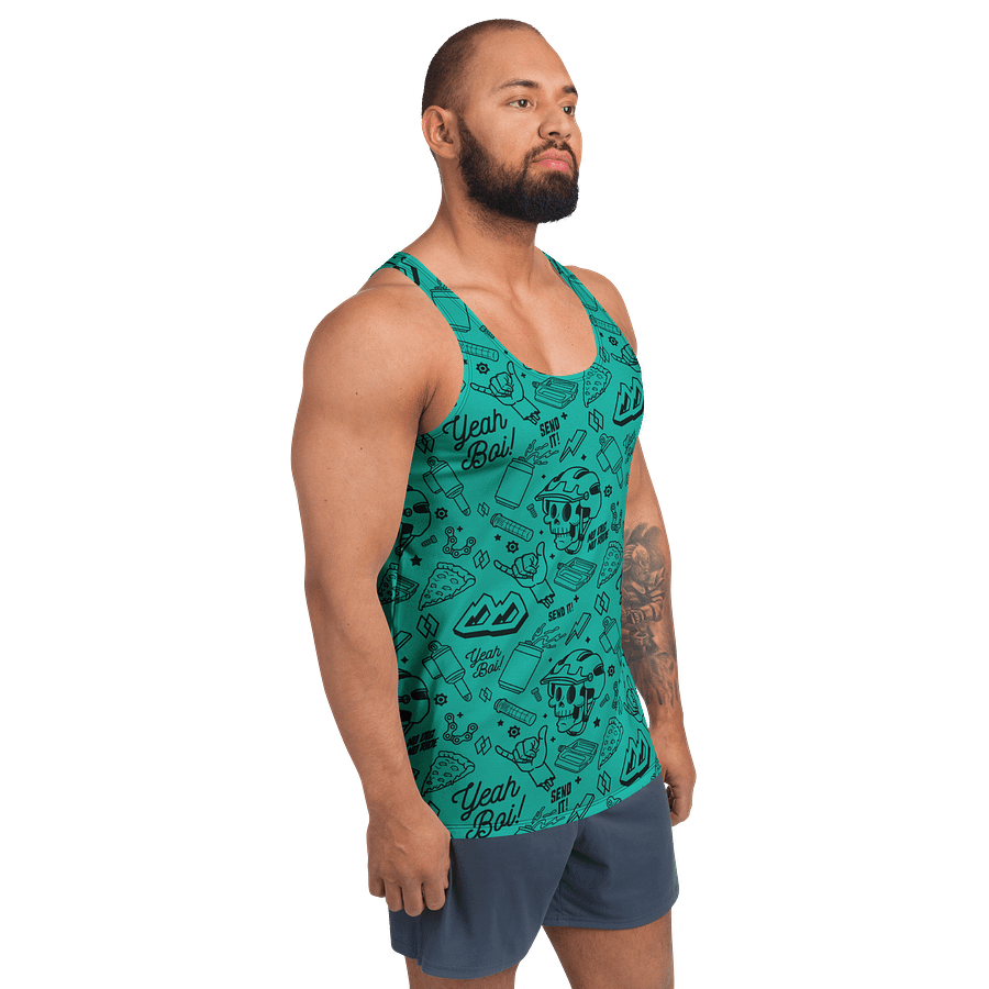 Dropn Diamondz Tank Green product image (3)