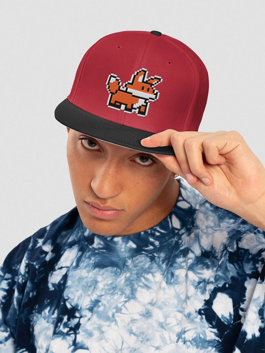 Pixel Fox Wool Blend Snapback product image (5)