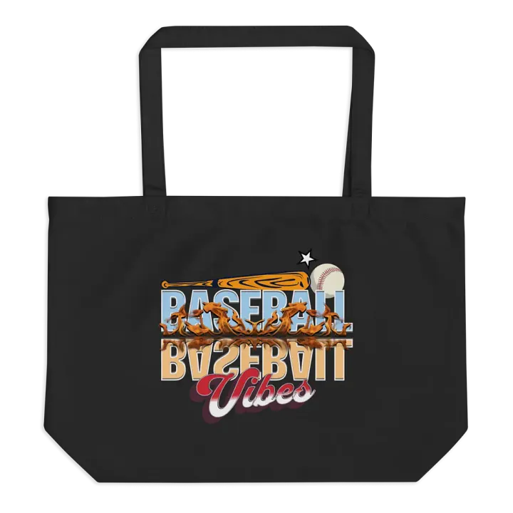Baseball Flaming Vibes Tote product image (1)