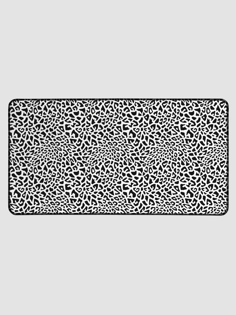 Silver Leopard Desk Mat product image (1)
