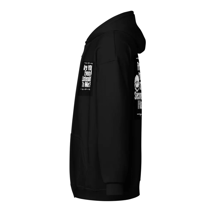 Are You Listening To Me? Plush Fleece Zip Hoodie product image (3)
