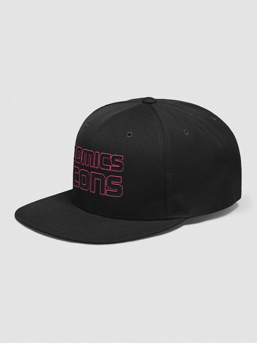Iconic Black/Pink Logo Snapback Cap product image (3)