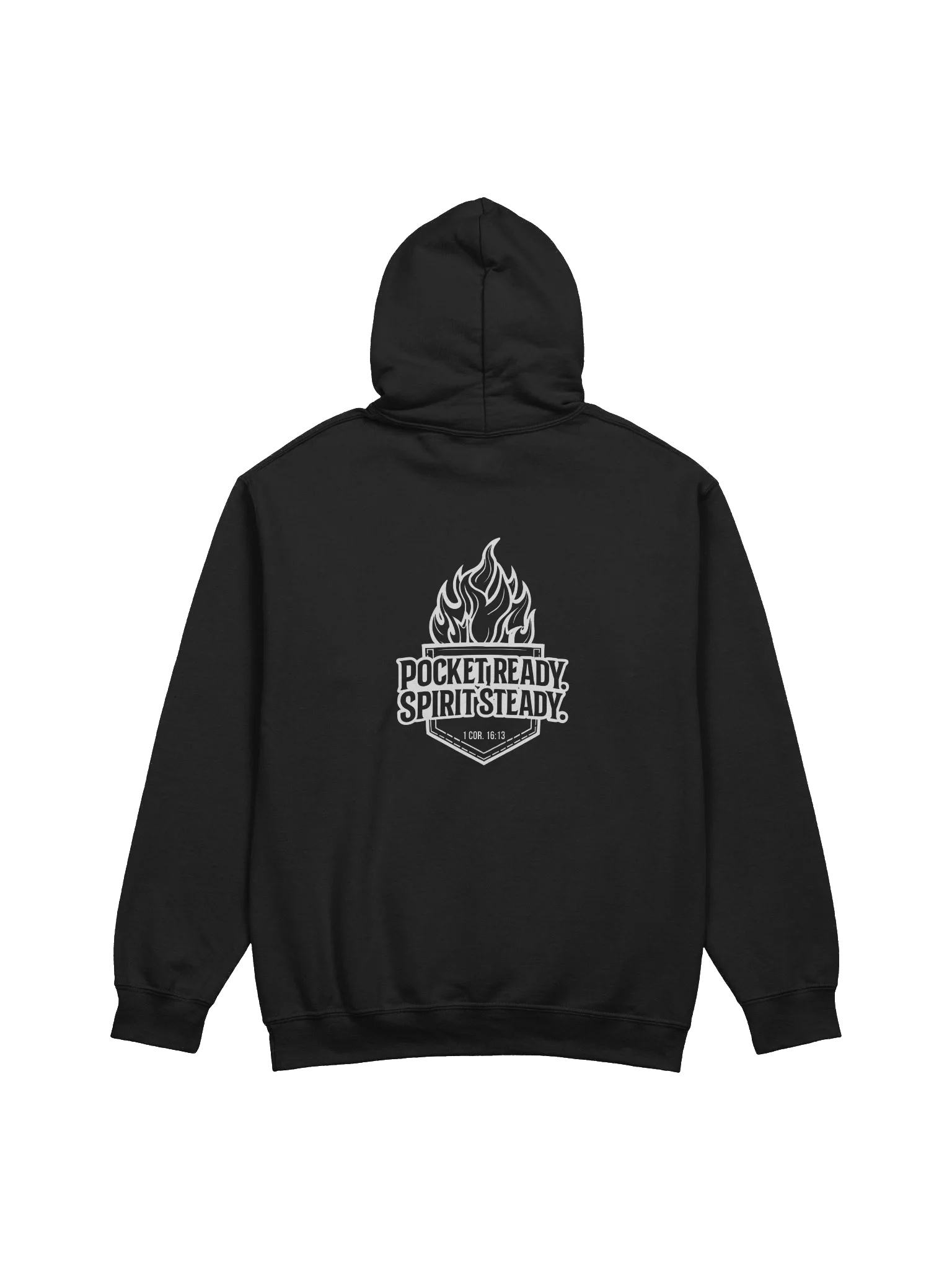 Pocket Ready. Spirit Steady. Flaming Pocket Hoodie product image (1)