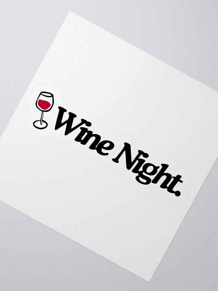 Wine Night Sticker product image (2)