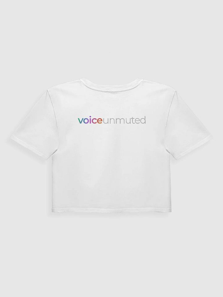 PRIDE voiceuLogo Crop Tee product image (26)