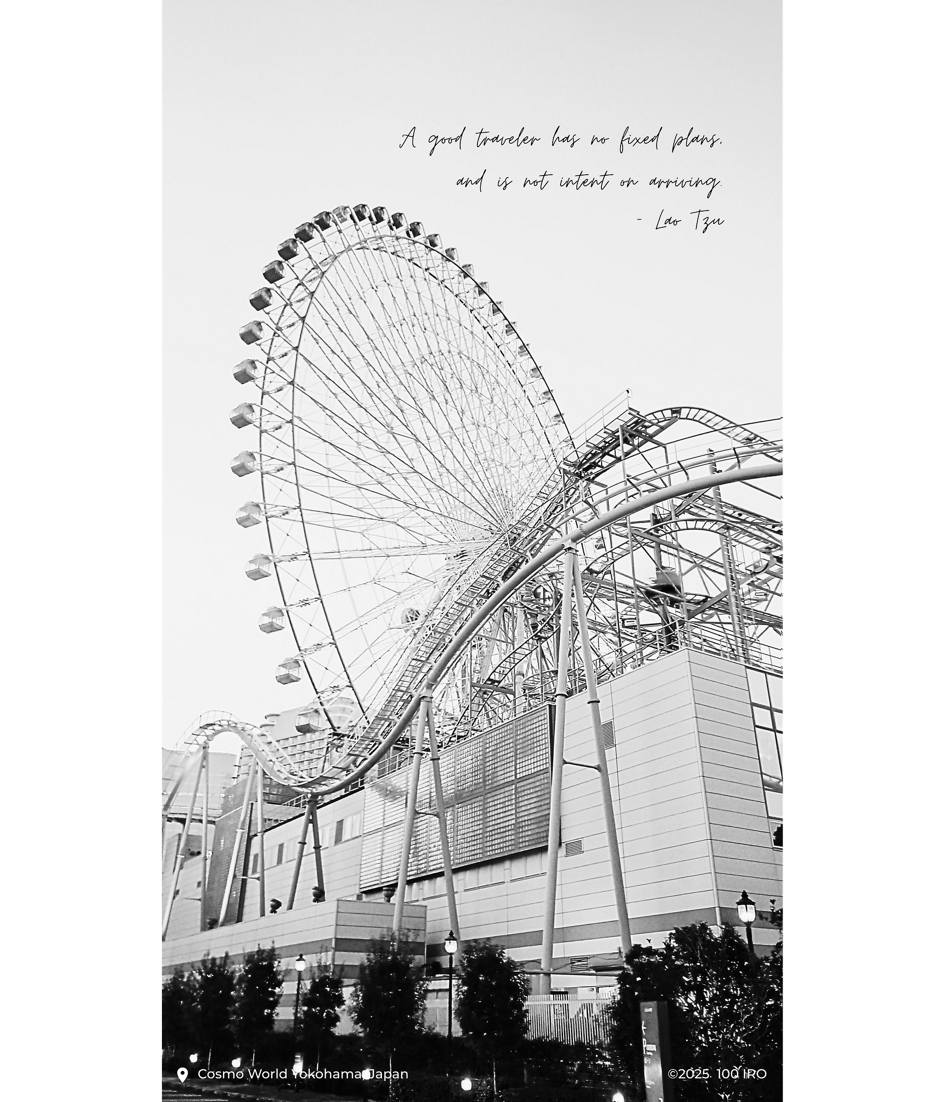 Urban Monochrome Adventure Unisex Tee (Back) product image (2)