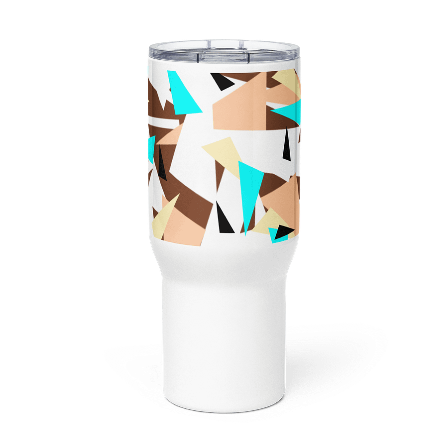 Geometric Elegance Stainless Steel Travel Mug product image (3)