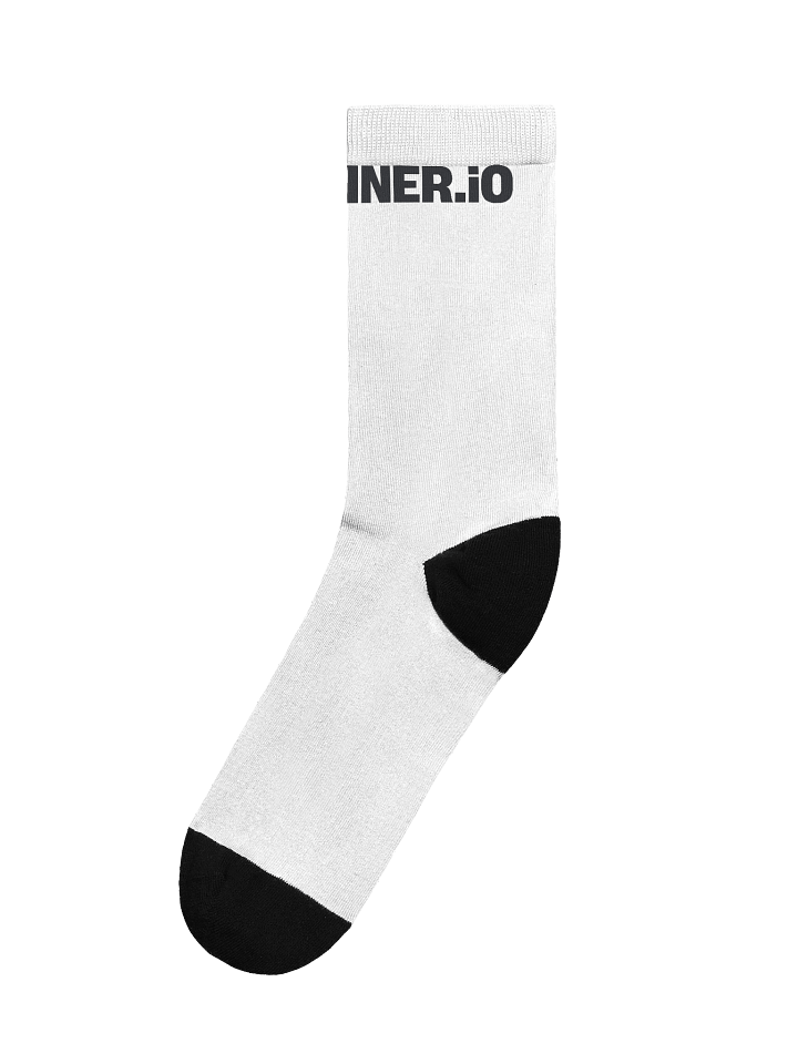 Portainer Socks - Black logo product image (1)