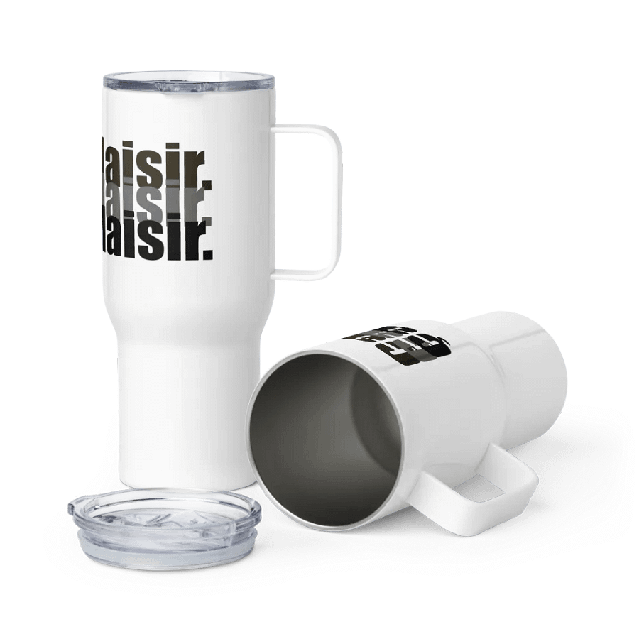 ''Ça fait plaisir'' Tasse de voyage avec poignée product image (6)