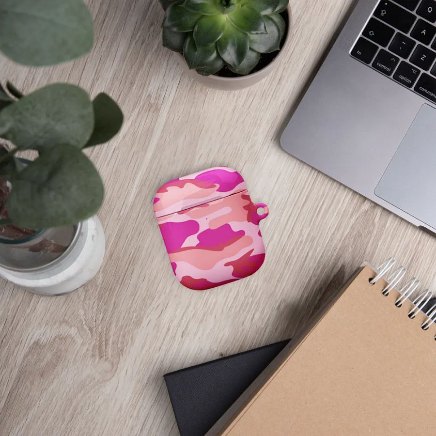 Pink Camo AirPod Case product image (5)