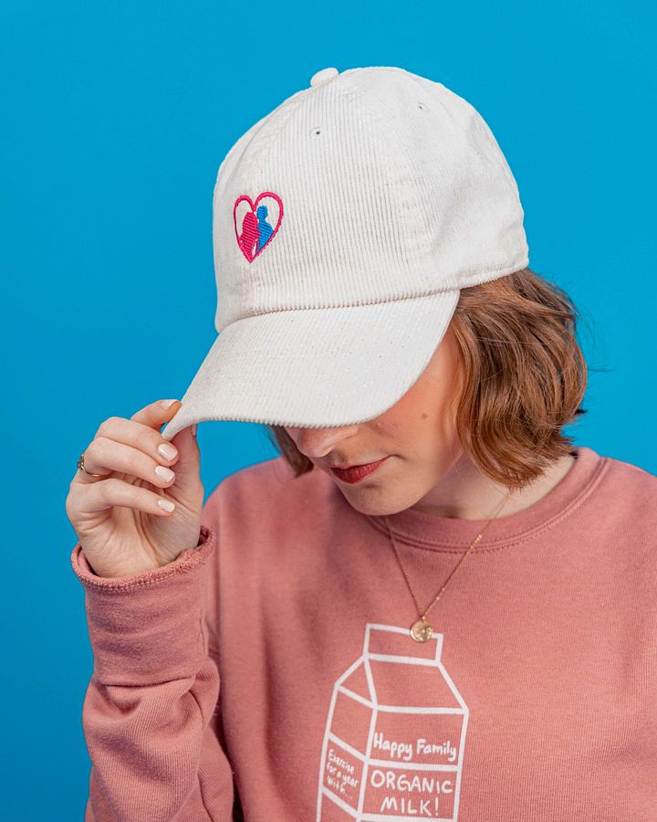 HappyFamilyShow Corduroy Embroidered Logo Hat product image (1)