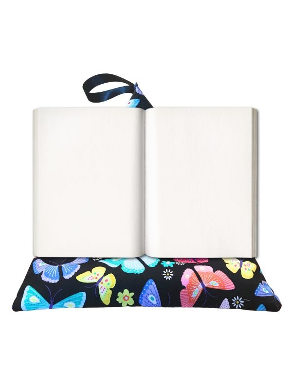 Butterflies On Black Background Fabric Print product image (6)